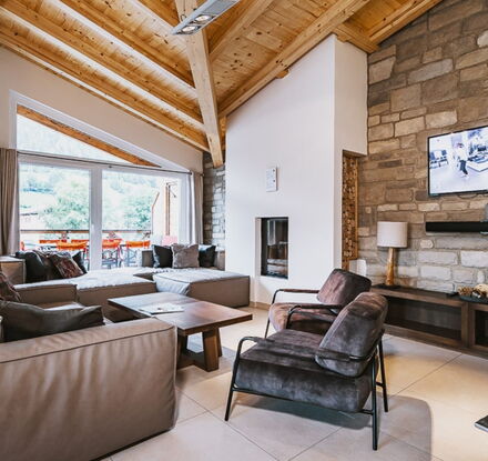 AvenidA Mountain Lodges Kaprun | 4 Schlafzimmer Penthouse mit Schlafsofa